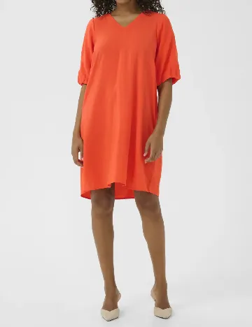 Rochie scurta Kaffe, portocaliu