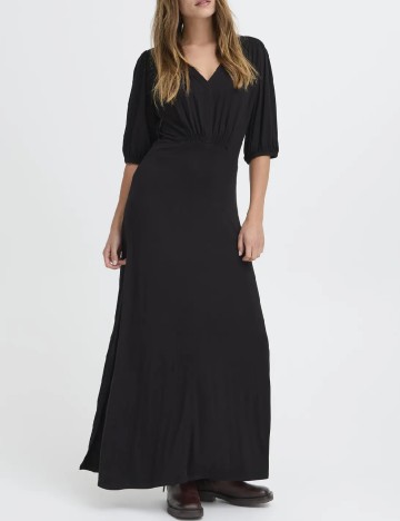 Rochie lunga Pulz Jeans, negru