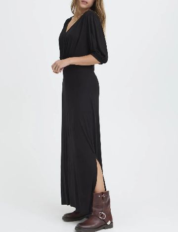 Rochie lunga Pulz Jeans, negru