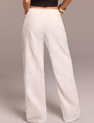 Pantaloni SHEIN, alb