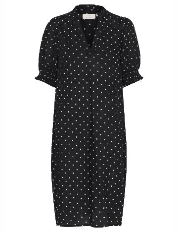 Rochie medie Kaffe Curve, negru