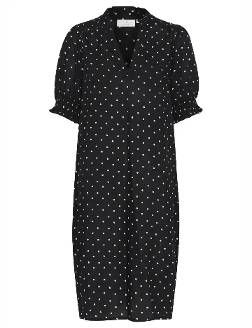 Rochie medie Kaffe Curve, negru