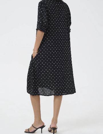 Rochie medie Kaffe Curve, negru