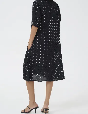Rochie medie Kaffe Curve, negru