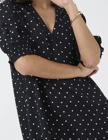 Rochie medie Kaffe Curve, negru
