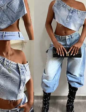 Top SHEIN, albastru