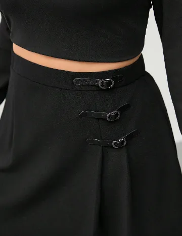 Fusta SHEIN CURVE, negru