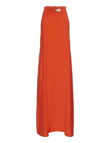 Rochie lunga Kaffe, portocaliu