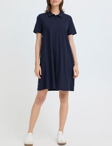 Rochie scurta Fransa, bleumarin
