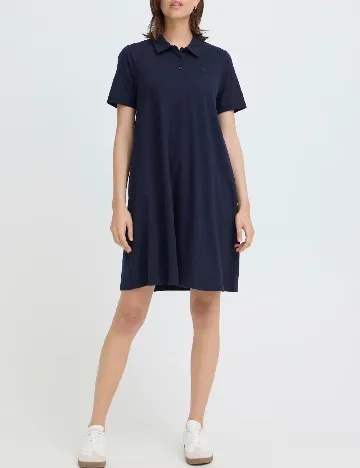 Rochie scurta Fransa, bleumarin