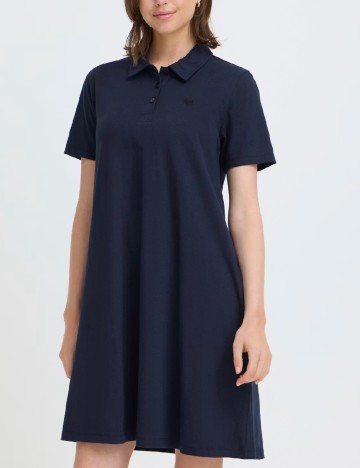 Rochie scurta Fransa, bleumarin