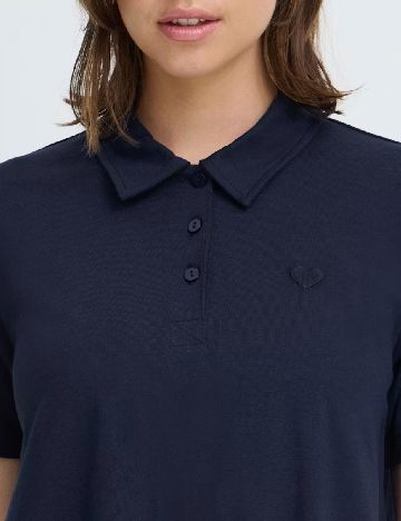 Rochie scurta Fransa, bleumarin