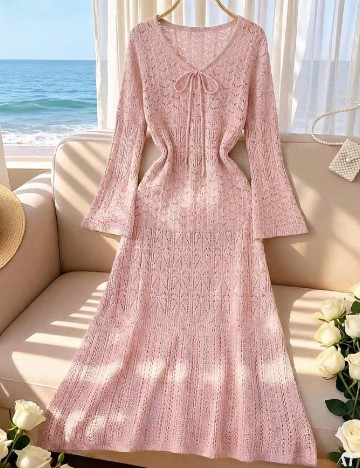 Rochie medie SHEIN, roz