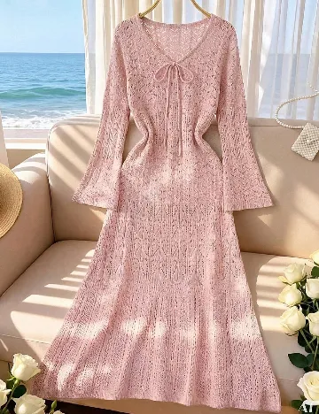 Rochie medie SHEIN, roz