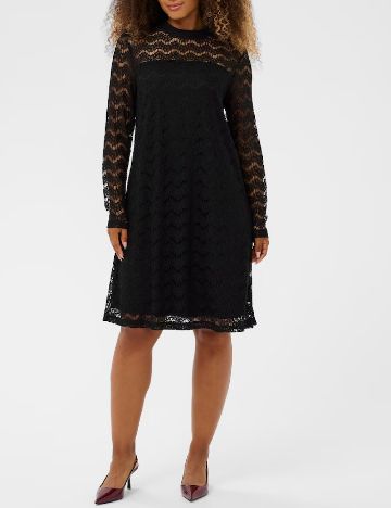 Rochie scurta Cream, negru
