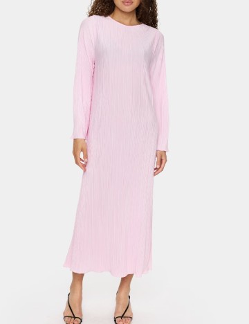 Rochie lunga Saint Tropez, roz