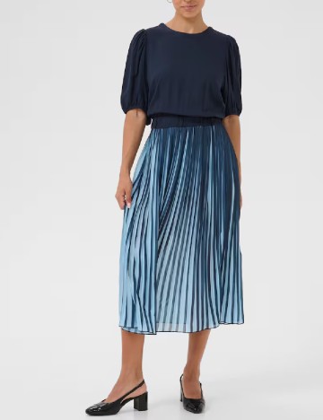 Rochie medie Culture, bleumarin