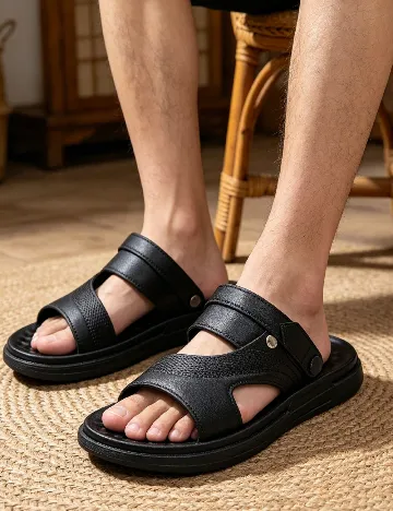 Slapi SHEIN, negru