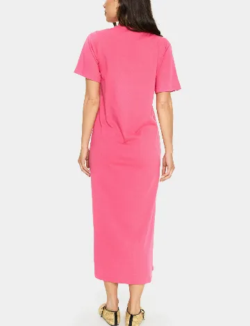 Rochie lunga Saint Tropez, roz