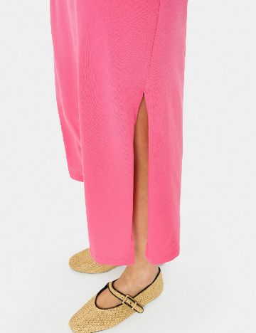 Rochie lunga Saint Tropez, roz