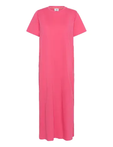 Rochie lunga Saint Tropez, roz