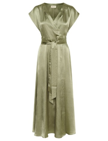 Rochie lunga Cream, verde