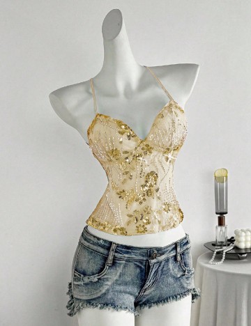 Top SHEIN, crem