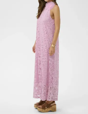 Rochie lunga Cream, roz