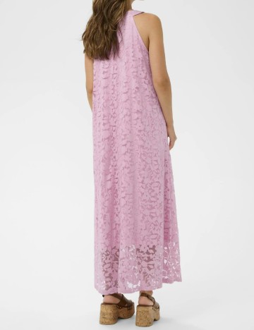 Rochie lunga Cream, roz