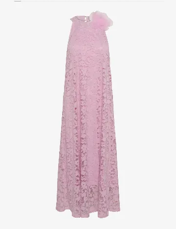 Rochie lunga Cream, roz