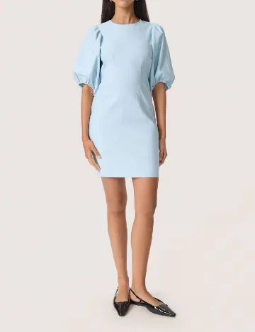 Rochie scurta Soaked In Luxury, albastru