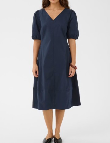 Rochie medie Culture, bleumarin
