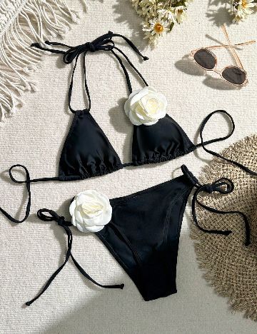 Costum de baie SHEIN, negru