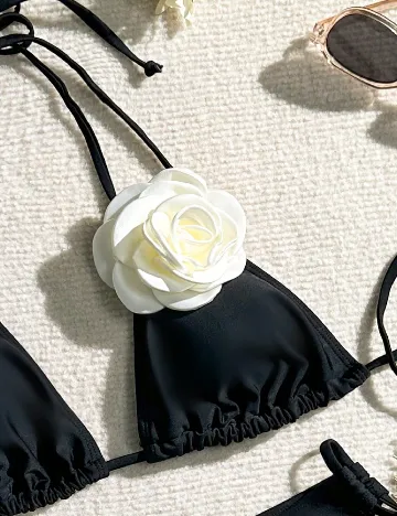 Costum de baie SHEIN, negru