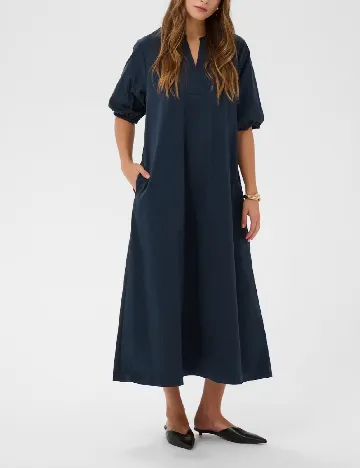 Rochie medie Culture, bleumarin
