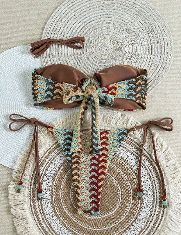 Costum de baie SHEIN, mix culori