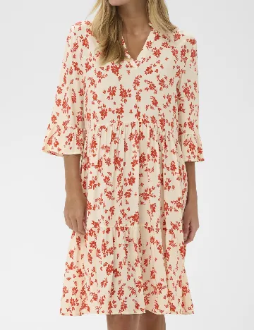 Rochie scurta Saint Tropez, crem