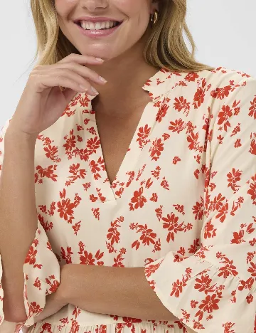 Rochie scurta Saint Tropez, crem