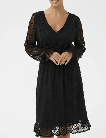 Rochie medie Cream, negru