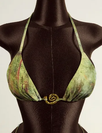 Costum de baie SHEIN, verde