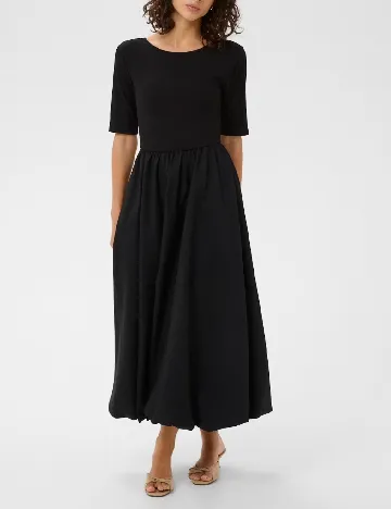 Rochie lunga Kaffe, negru