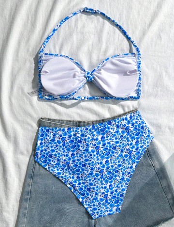 Costum de baie Shein Kids, albastru