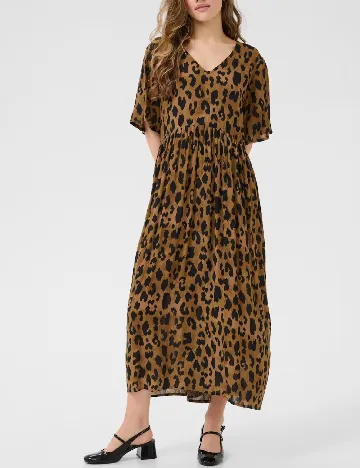 Rochie lunga Kaffe, animal print