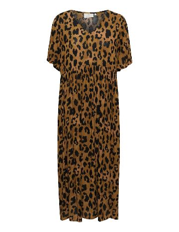 Rochie lunga Kaffe, animal print