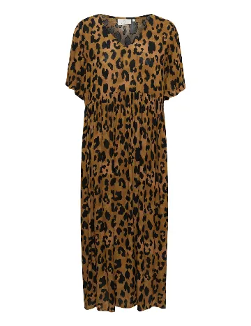 Rochie lunga Kaffe, animal print