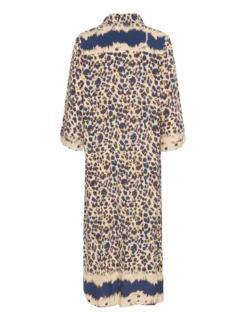 Rochie medie Pulz Jeans, animal print