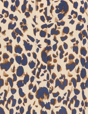 Rochie medie Pulz Jeans, animal print