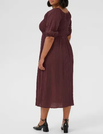 Rochie medie Kaffe Curve, pruna