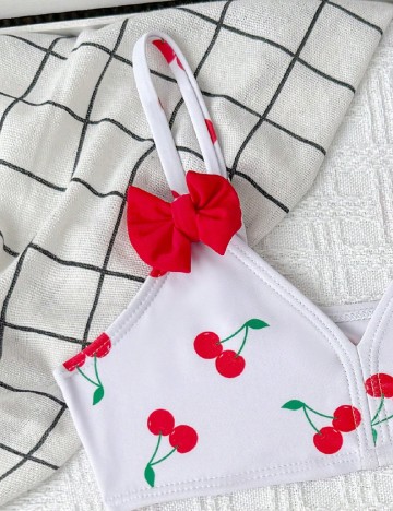 Costum de baie Shein Kids, alb