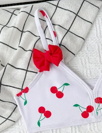 Costum de baie Shein Kids, alb